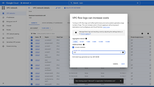 Howto - Example scenario on deploying Google Cloud Protect (GCP) sensor ...