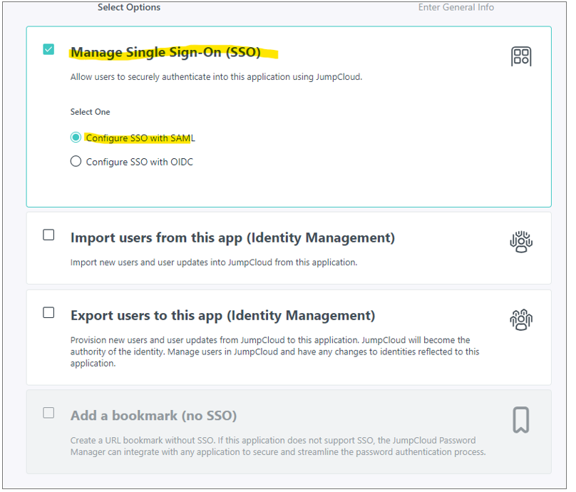 JumpCloud : SSO integration with USMA | LevelBlue Success Center