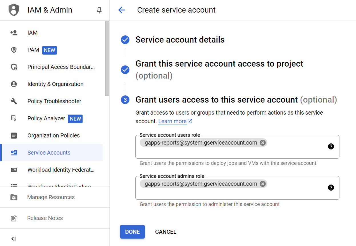 How to configure GSuite AlienApp in GCP | LevelBlue Success Center